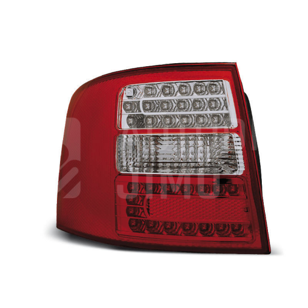 Zadní světla, lampy Audi A6 C5 97-04 Avant, LED, červeno-bílé Zadní světla, lampy Audi A6 C5 97-04 Avant, LED, červeno-bílé