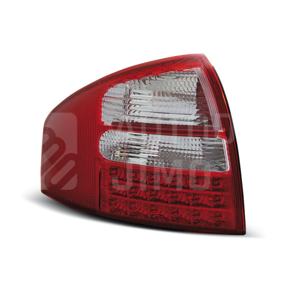 Zadní světla, lampy Audi A6 C5 97-04 sedan, LED, bílo-červené Zadní světla, lampy Audi A6 C5 97-04 sedan, LED, bílo-červené