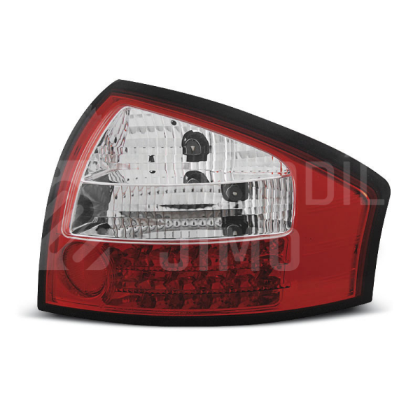 Zadní světla, lampy Audi A6 C5 97-04 sedan, LED, červeno-bílé Zadní světla, lampy Audi A6 C5 97-04 sedan, LED, červeno-bílé