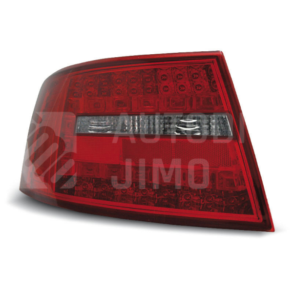 Zadní světla, lampy Audi A6 C6 04-08, LED, bílo-červené, 7PIN Zadní světla, lampy Audi A6 C6 04-08, LED, bílo-červené, 7PIN