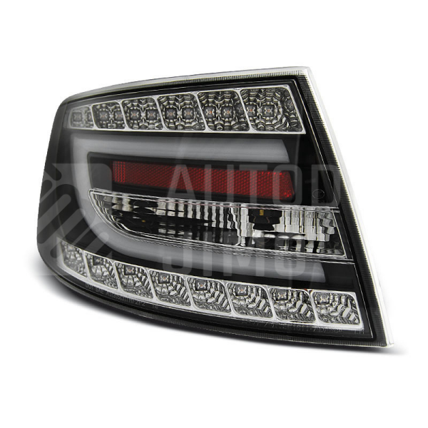 Zadní světla, lampy Audi A6 C6 04-08, LED, černé 7 pin Zadní světla, lampy Audi A6 C6 04-08, LED, černé 7 pin