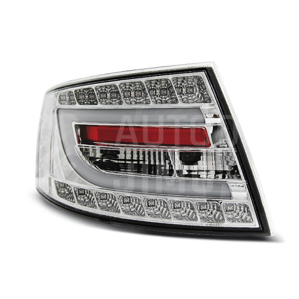 Zadní světla, lampy Audi A6 C6 04-08, LED, chromové 6 pin Zadní světla, lampy Audi A6 C6 04-08, LED, chromové 6 pin