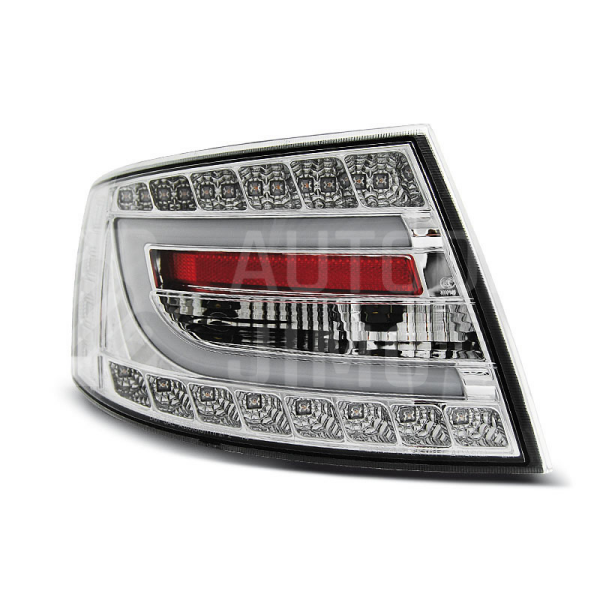 Zadní světla, lampy Audi A6 C6 04-08, LED, chromové 7 pin Zadní světla, lampy Audi A6 C6 04-08, LED, chromové 7 pin