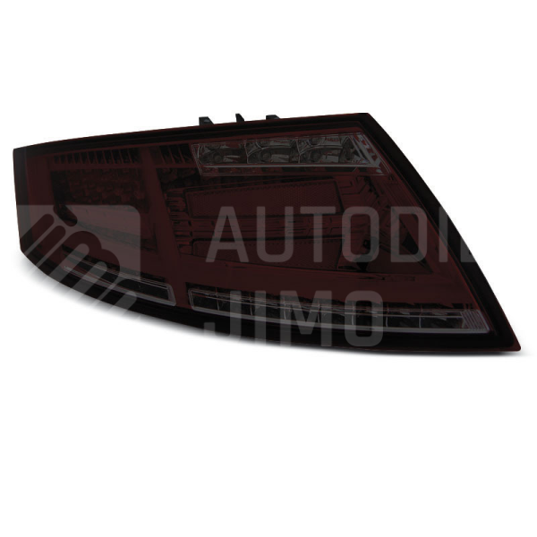 Zadní světla, lampy Audi TT 06-14, LED proužky, červeno-kouřové Zadní světla, lampy Audi TT 06-14, LED proužky, červeno-kouřové