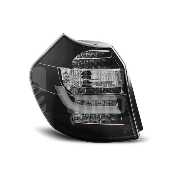 Zadní světla, lampy BMW 1 E81, E87 04-07, LED proužky, černé