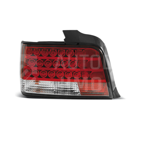 Zadní světla, lampy BMW 3 E36 90-98 Sedan, LED, červeno bílé Zadní světla, lampy BMW 3 E36 90-98 Sedan, LED, červeno bílé