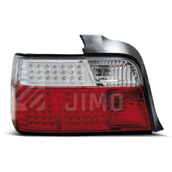 Zadní světla, lampy BMW 3 E36 90-98 sedan, LED, červeno-bílé Zadní světla, lampy BMW 3 E36 90-98 sedan, LED, červeno-bílé
