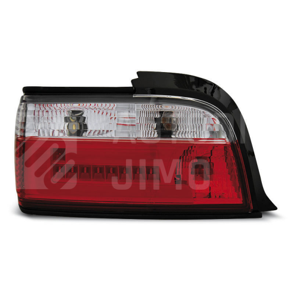 Zadní světla, lampy BMW 3 E36 90-99 Coupé, Cabrio, LED proužky, červeno-bílé