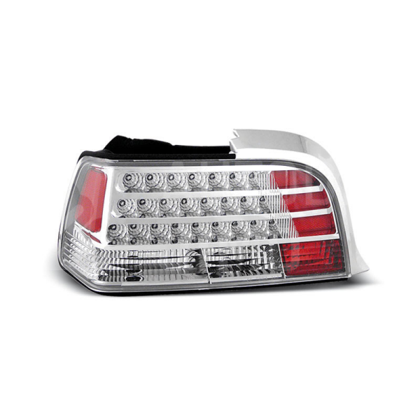 Zadní světla, lampy BMW 3 E36 90-99 Coupé, LED, chromové