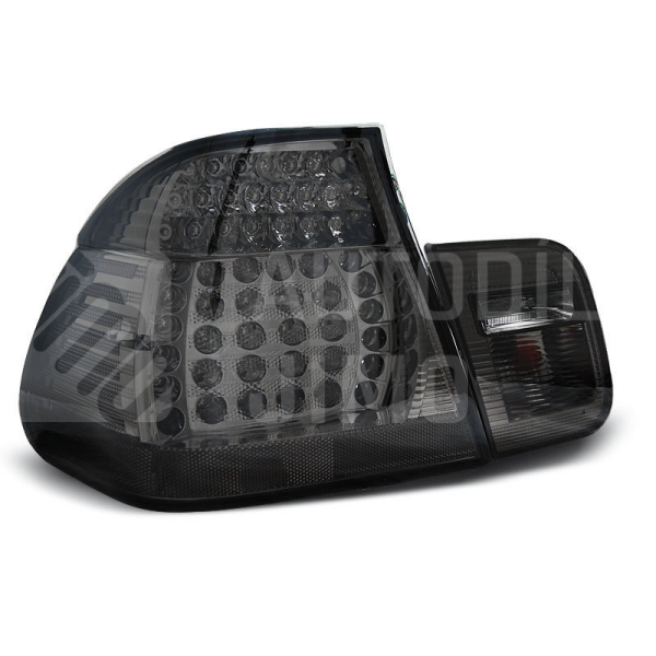 Zadní světla, lampy BMW 3 E46 01-05 sedan, LED, kouřové