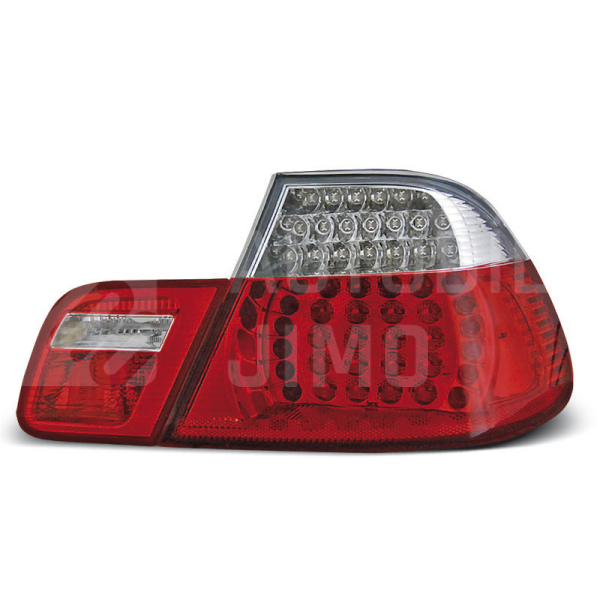 Zadní světla, lampy BMW 3 E46 99-03 Coupé, LED, červeno bílé
