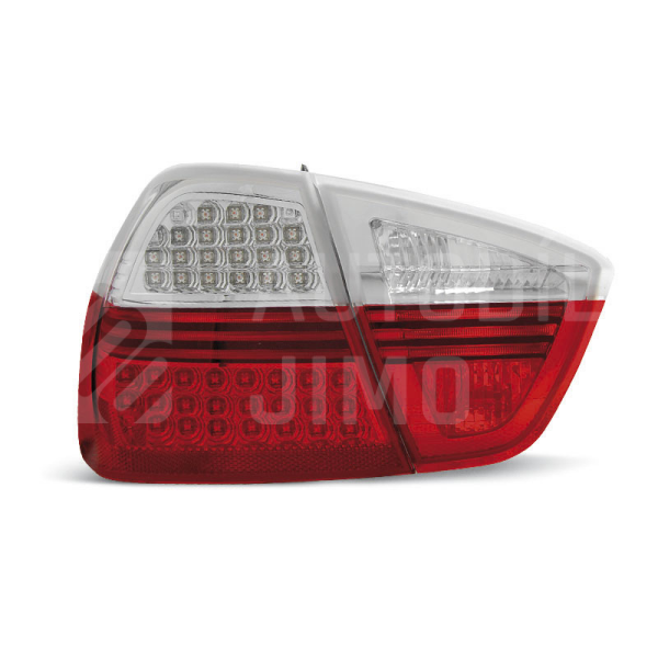 Zadní světla, lampy BMW 3 E90 05-08 sedan, LED, bílo-červené, LED blinkr Zadní světla, lampy BMW 3 E90 05-08 sedan, LED, bílo-červené, LED blinkr
