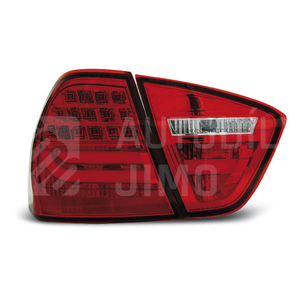Zadní světla, lampy BMW 3 E90 05-08 sedan, LED proužky, červené. Zadní světla, lampy BMW 3 E90 05-08 sedan, LED proužky, červené.