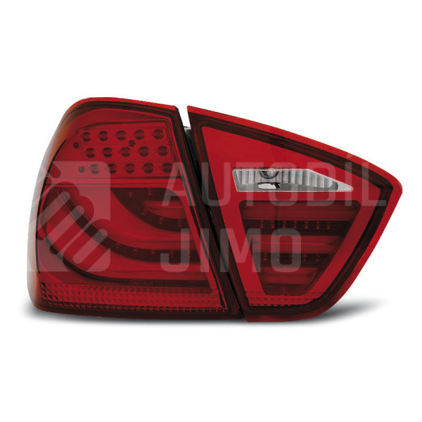 Zadní světla, lampy BMW 3 E90 05-08 sedan, LED proužky, červené Zadní světla, lampy BMW 3 E90 05-08 sedan, LED proužky, červené