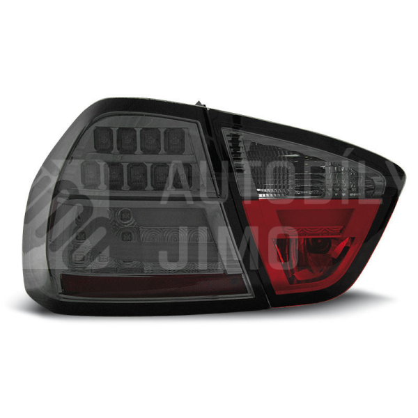 Zadní světla, lampy BMW 3 E90 05-08 sedan, LED proužky, kouřové Zadní světla, lampy BMW 3 E90 05-08 sedan, LED proužky, kouřové