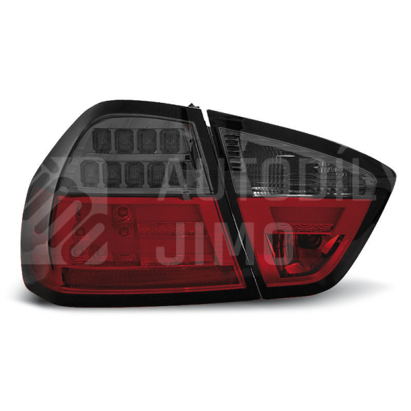 Zadní světla, lampy BMW 3 E90 05-08 sedan, LED proužky, kouřovo-červené Zadní světla, lampy BMW 3 E90 05-08 sedan, LED proužky, kouřovo-červené