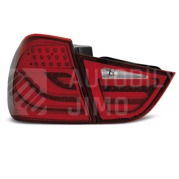 Zadní světla, lampy BMW 3 E90 09-11 sedan, LED proužky, červené Zadní světla, lampy BMW 3 E90 09-11 sedan, LED proužky, červené