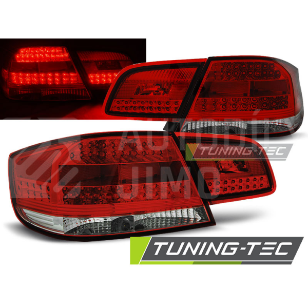 Zadní světla, lampy BMW 3 E92 06-10 coupé, LED, červeno-bílé