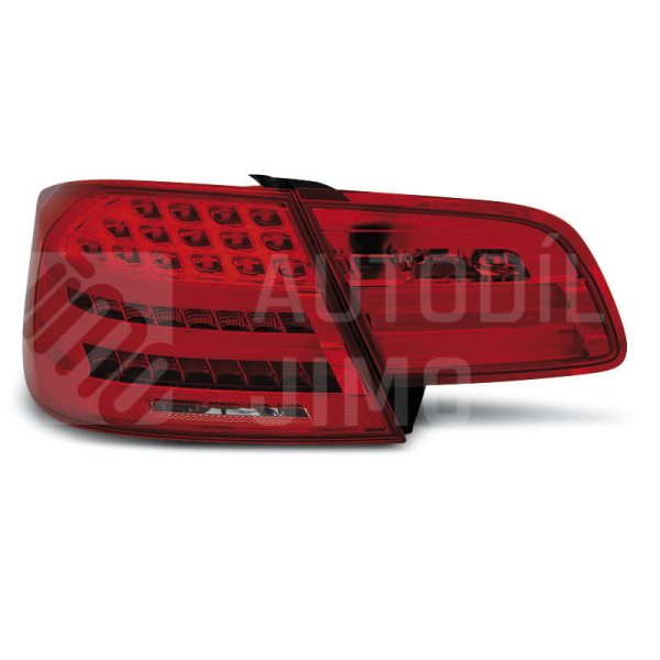 Zadní světla, lampy BMW 3 E92 06-10 coupé, LED proužky, červeno-bílé