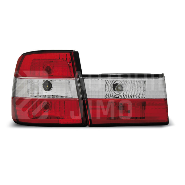 Zadní světla, lampy BMW 5 E34 88-95 sedan, červeno bílé Zadní světla, lampy BMW 5 E34 88-95 sedan, červeno bílé