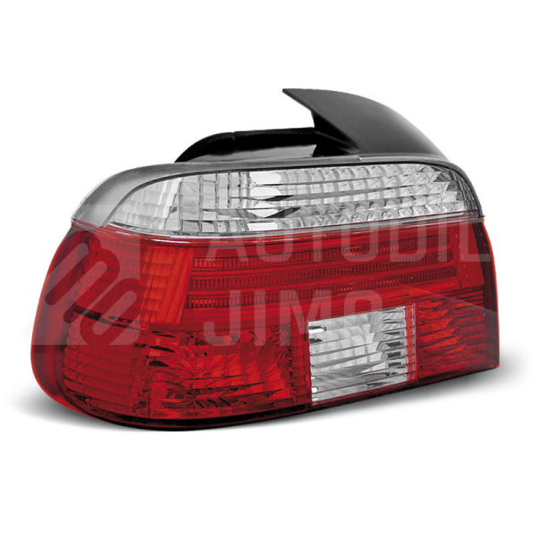 Zadní světla, lampy BMW 5 E39 95-00 sedan, červeno-bílé Zadní světla, lampy BMW 5 E39 95-00 sedan, červeno-bílé