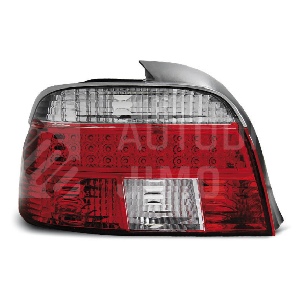 Zadní světla, lampy BMW 5 E39 95-00 sedan, LED, červeno-bílé