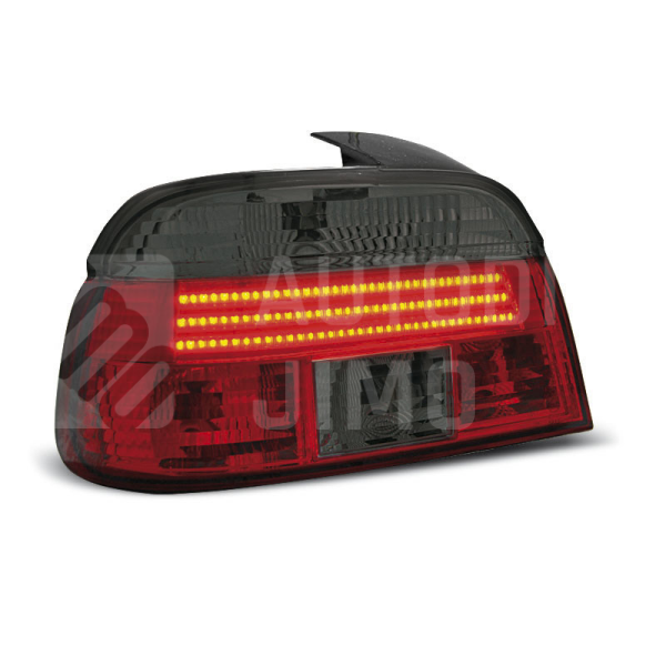 Zadní světla, lampy BMW 5 E39 95-00 sedan, LED, červeno-kouřové