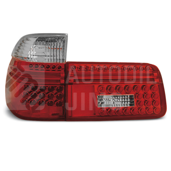 Zadní světla, lampy BMW 5 E39 97-00, combi, LED, červeno-bílé