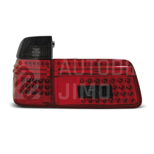 Zadní světla, lampy BMW 5 E39 97-00, combi, LED, červeno-kouřové