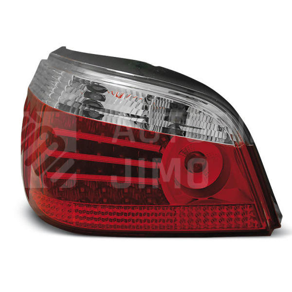 Zadní světla, lampy BMW 5 E60 03-07, sedan, LED, bílo červené