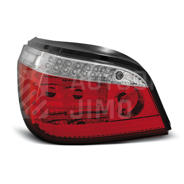 Zadní světla, lampy BMW 5 E60 03-07, sedan, LED, červeno-bílé