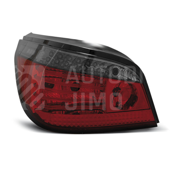 Zadní světla, lampy BMW 5 E60 03-07, sedan, LED, červeno-kouřové