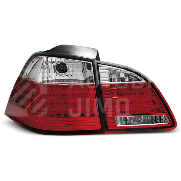 Zadní světla, lampy BMW 5 E61 04-07, combi, LED, červeno-bílé
