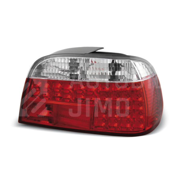 Zadní světla, lampy BMW 7 E38 94-01, LED, červeno-bílé