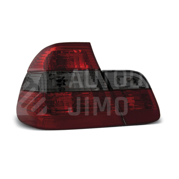 Zadní světla, lampy BMW E46 01-05 sedan, červeno-kouřové Zadní světla, lampy BMW E46 01-05 sedan, červeno-kouřové