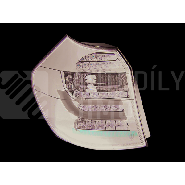 Zadní světla, lampy BMW E81, E87 07-11, LED proužky, černé