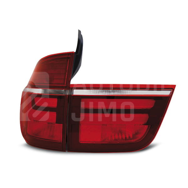 Zadní světla, lampy BMW X5 E70 07-10, LED, červeno-bílé