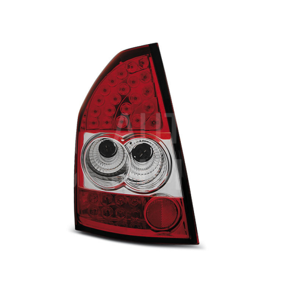 Zadní světla, lampy Chrysler 300C/300 09-10, LED, červeno-bílé