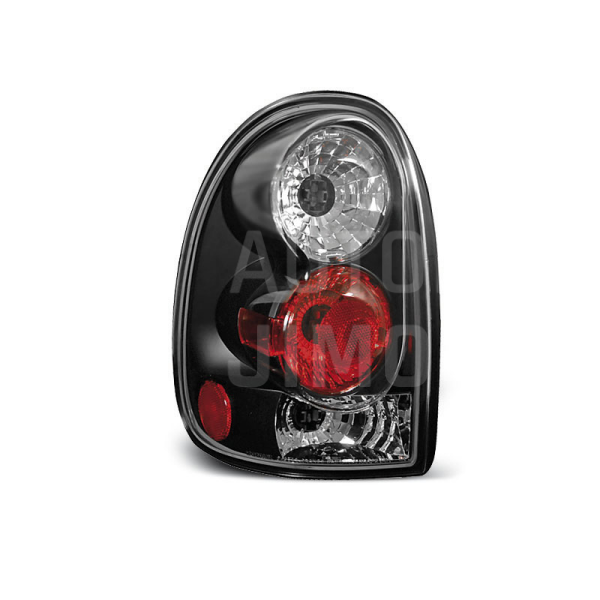 Zadní světla, lampy Chrysler Voyager 96-01, černé