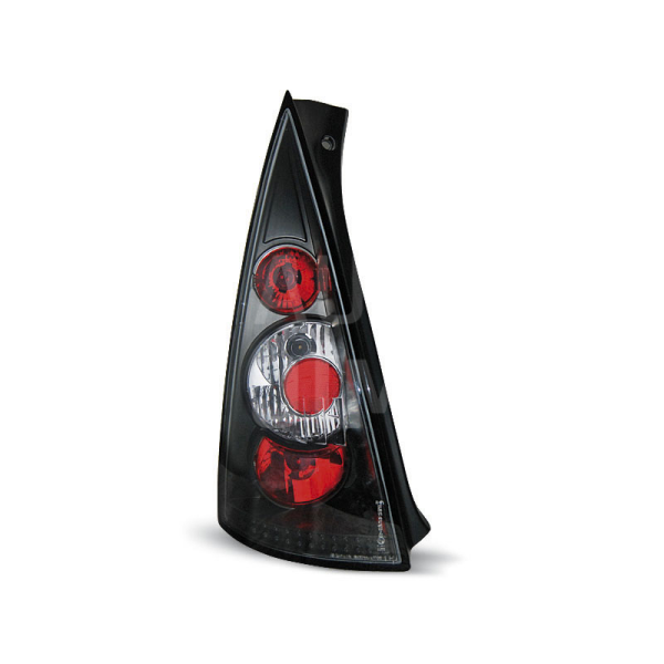 Zadní světla, lampy Citroen C3 02-05, černé