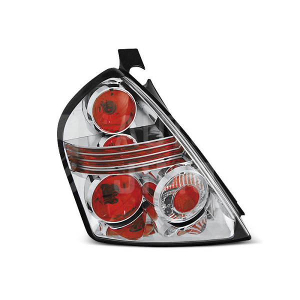 Zadní světla, lampy Fiat Stilo 01-07 3dveř., chromové