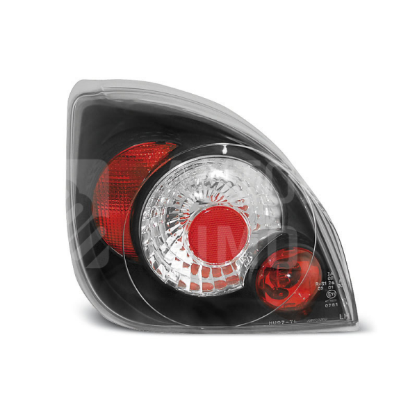 Zadní světla, lampy Ford Fiesta MK4/5 95-02, černé