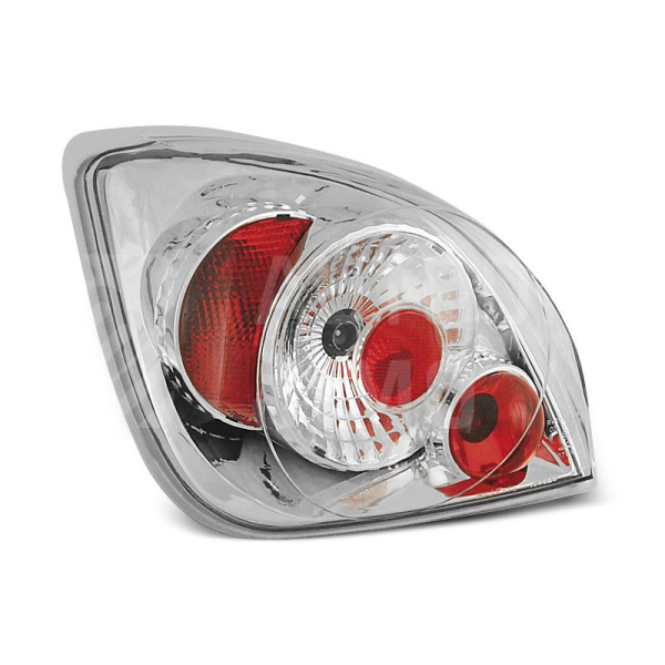 Zadní světla, lampy Ford Fiesta MK4/5 95-02, chromové