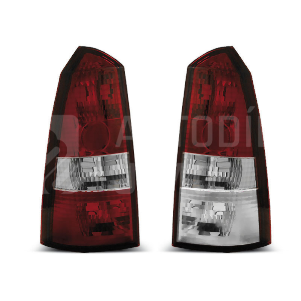 Zadní světla, lampy Ford Focus 1 98-04, combi, červeno-bílé
