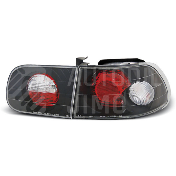 Zadní světla, lampy Honda Civic 5 91-95, 3dv., černé Zadní světla, lampy Honda Civic 5 91-95, 3dv., černé