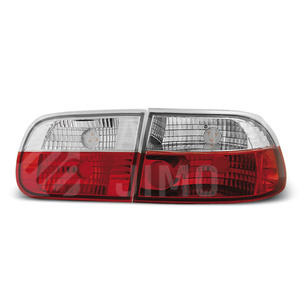 Zadní světla, lampy Honda Civic 5 91-95, 3dv., červeno-bílé Zadní světla, lampy Honda Civic 5 91-95, 3dv., červeno-bílé