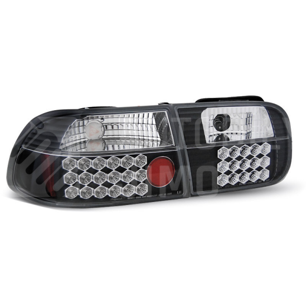 Zadní světla, lampy Honda Civic 5 91-95, 3dv., LED, černé Zadní světla, lampy Honda Civic 5 91-95, 3dv., LED, černé
