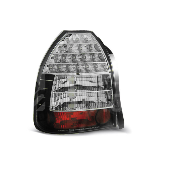 Zadní světla, lampy Honda Civic 6 95-01, 3dv., LED, černé