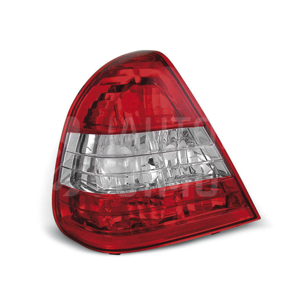 Zadní světla, lampy Mercedes C W202 93-00, červeno-bílé