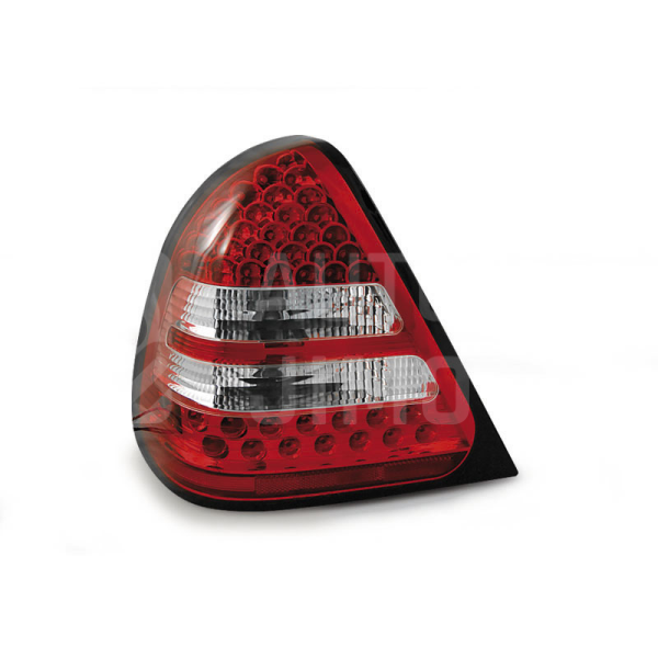 Zadní světla, lampy Mercedes C W202 93-00, LED, červeno-bílé